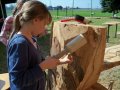 Holzkunstprojekt "Sitzbank"